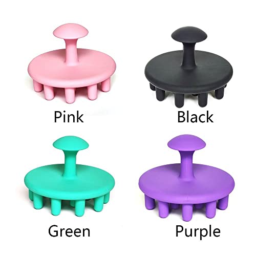 Wet & Dry Head Body Massager Cepillo de ducha Suministros para perros Cabello Cuero cabelludo Cepillo de baño para mascotas Peines de lavado Cepillo de champú (rosa)