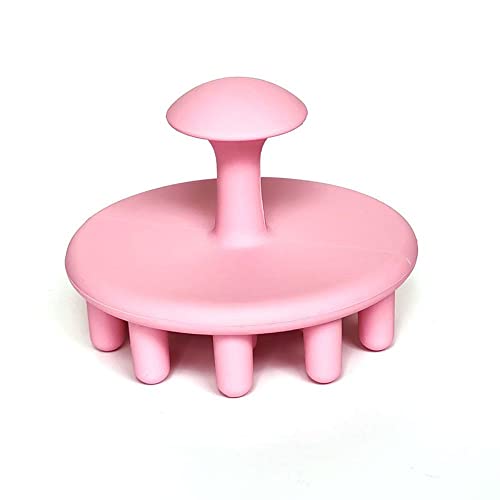 Wet & Dry Head Body Massager Cepillo de ducha Suministros para perros Cabello Cuero cabelludo Cepillo de baño para mascotas Peines de lavado Cepillo de champú (rosa)