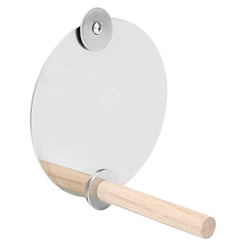 YOUTHINK Espejo de Pájaro con Percha Jaula de Espejo de Loro de Acero Inoxidable Varilla de Pie Arbolada Loros para Mascotas Percha Columpio Jaula de Loro Juguetes Accesorios de Jaula de Pájaros