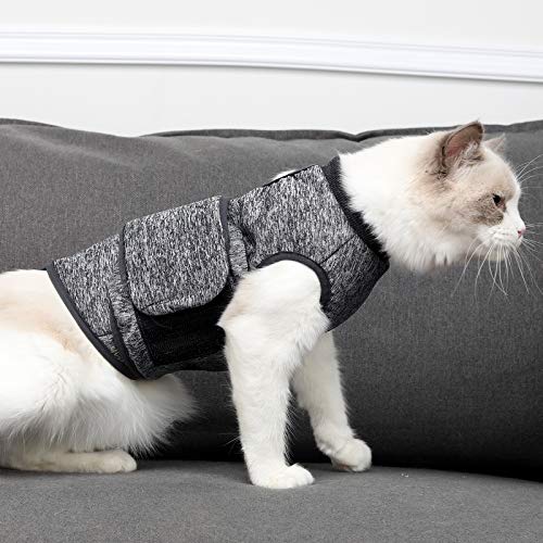 Abrigo calmante con Peso para Gatos y Gatos, para aliviar el estrés, para aliviar la ansiedad y calmar la ansiedad
