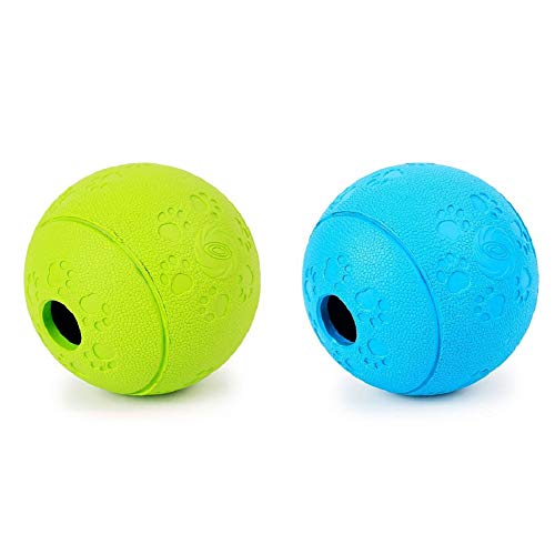 Agia Tex Perros de Juguete Labyrinth de fútbol para entrenamiento mental & Such parte | erli de fuga de pelota, perros | Snack Ball para perros resistentes de caucho natural 8 cm
