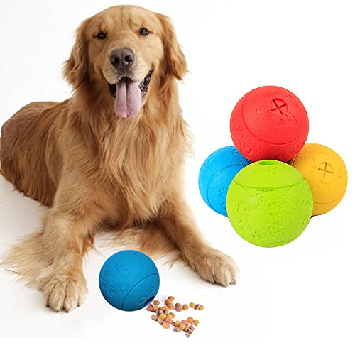 Agia Tex Perros de Juguete Labyrinth de fútbol para entrenamiento mental & Such parte | erli de fuga de pelota, perros | Snack Ball para perros resistentes de caucho natural 8 cm