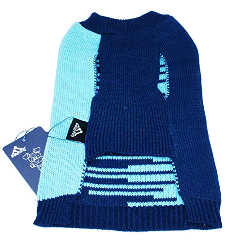 babydog BABYDOG881082 Jersey DE Punto, suéter Polar, otoño e Invierno Caliente, Ropa Perro Mascota, Chaqueta de Punto, Traje, Ropa para Mascota cálido, Ropa Abrigo (Azul, L)