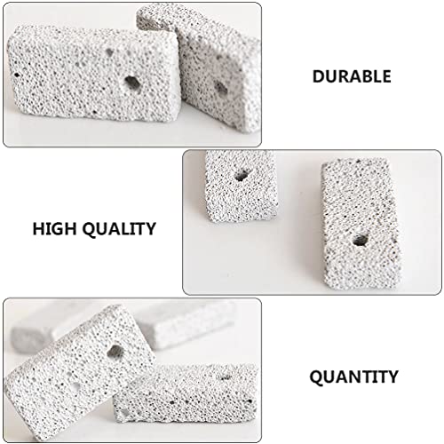 Balacoo 3 Piezas Hámster Juguetes para Masticar Rata Conejillo de Indias Chinchilla Juguetes para Masticar Cuidado Dental Juguete Molar para Conejos Pájaros Conejos Hámster Jerbo Gris