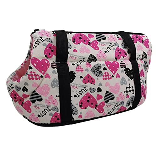 Baoblaze Gatos Transportines para Perros más fácil de Limpiar Correa para el Hombro Mochila para Perros Bolsa para Viajar Schnauzer Miniatura Teddy - Sin Terciopelo 3