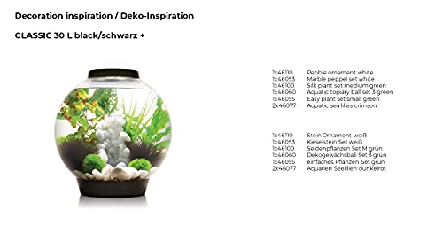 biOrb Juego de plantas de seda de color verde en tamaño M