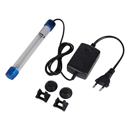 Biunixin Venta Loca Luz UV Sumergible, lámpara de desinfección esterilizador UV para Acuario(5W)