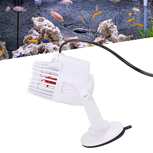 Bomba Wavemaker para acuario, bomba Powerhead para tanque de peces, temperatura del agua circulante de plástico de gran flujo para agua dulce para agua salada para peces Estándar europeo 220v-ZY-200M