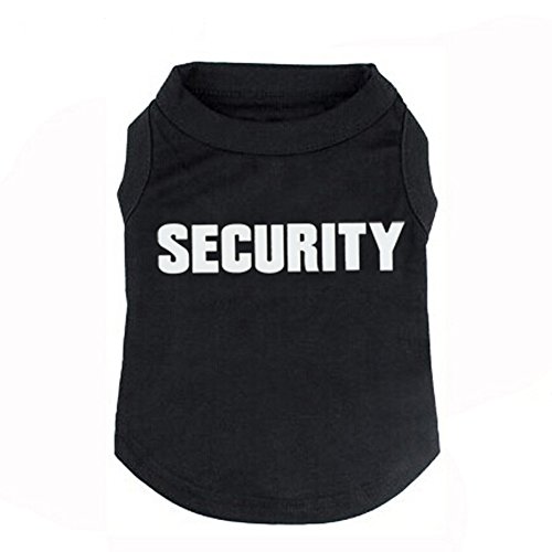 Camisa para Perro Camisetas Ropa de Verano para Cachorros Camiseta sin Mangas para Perros Chaleco Sudadera para Perro Pequeño Perro Mediano M,Negro