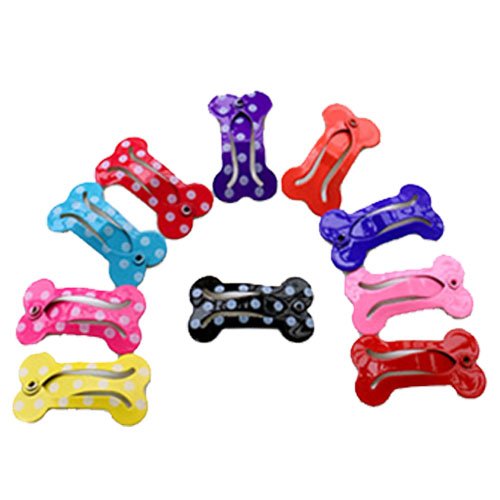 Carykon 20 pinzas para el pelo para mascotas, artículos para mascotas, accesorios para el pelo para perros