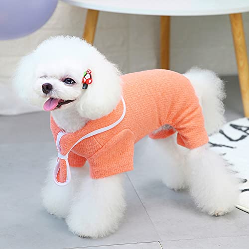 ChYoung Pet Dog Jumpsuit Pyjamas Soft Cotton Puppy Pijamas 4 Patas Bodysuits Ligeros De Perro Ropa para Perros pequeños medianos Grandes