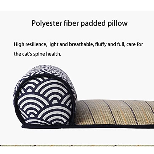 Colchoneta de Enfriamiento para Mascotas Colchoneta para Dormir Resistente a Las Mordeduras de Verano Arena para Dormir, Colchón de Enfriamiento para Perros,B(65 * 45cm)
