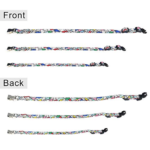 Collares para perros pequeños, medianos y grandes para cachorros, collares para perros unisex personalizados, collares de nailon ajustables, collar con nombre grabado personalizado-Color_Tangra