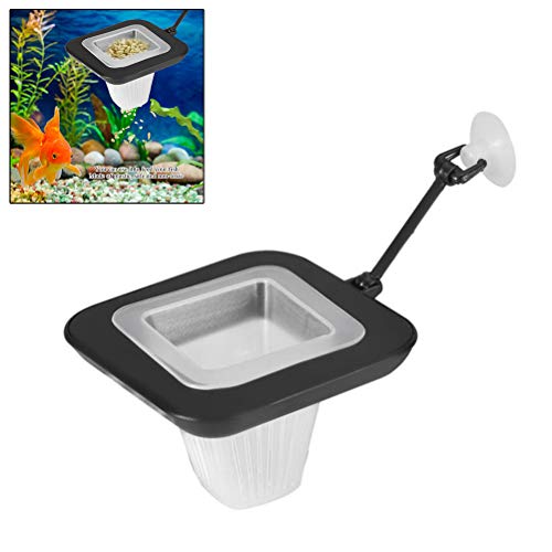 Comtervi - Anillo de alimentación para peces y colador con mazo de artemia congelado, congelado, alimento para el gusto, color rojo