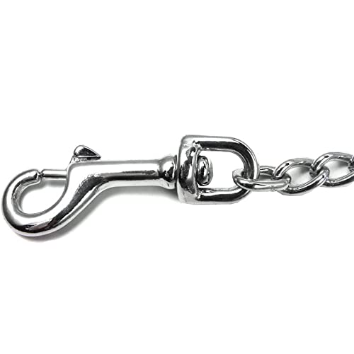 Correa de perro doble correa de perro con cadena de hierro fuerte para correr, caminar, correa para mascotas, para 2 perros, correa de perro (tamaño: 60 cm)