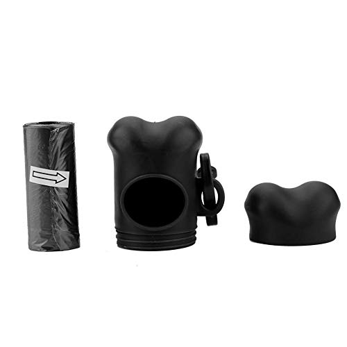 Cyber Urbano Dispensadores de desechos para Mascotas - Porta Bolsas para Heces Desechos Caca en Forma de Hueso - Productos Accesorios para Mascotas (15 bolsitas)