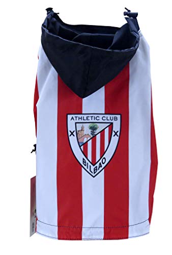 CYP BRANDS-RC-01XXXL-AC Chubasquero para Perros-Talla XXXL-Athletic Club, color rojo/blanco, (1)