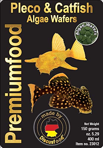 Discusfood Comida para Peces de Fondo - Pleco & Catfish Algae 150g
