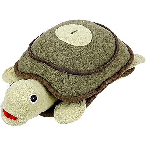 Eortzxk Alfombrilla para Snuffle, Paño Suave de Peluche de Peluche Juguete Realista Peluche de Juguete Suave Perro Perro Cachorro Tortuga Forma rellena chirrido Juguete 8.66z15.75z3.94, Forging Habil