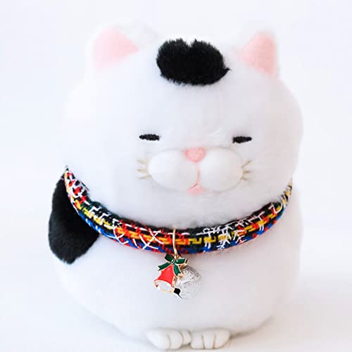 farfi Collar para mascotas llamativo de poliéster resistente al desgaste con diseño de campanas temáticas de Navidad estilo collar para caseras de campanas para la tienda de cachorros