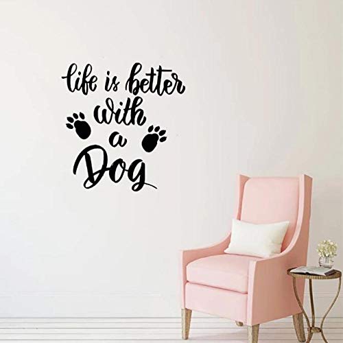 Faucet oersing Pegatina de Pared para salón de peluquería para Mascotas Tienda de Mascotas de Cuatro Patas Amantes Perro Gato clínica Veterinaria Dector Wallaper 42x47cm