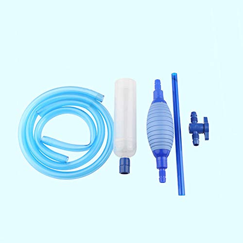 Gofeibao Acuarios Accesorios Aspirador Acuario Grava Limpiador Acuario Kit de Limpieza de pecera Acuario Grava Limpiador Accesorios de pecera Tropical White