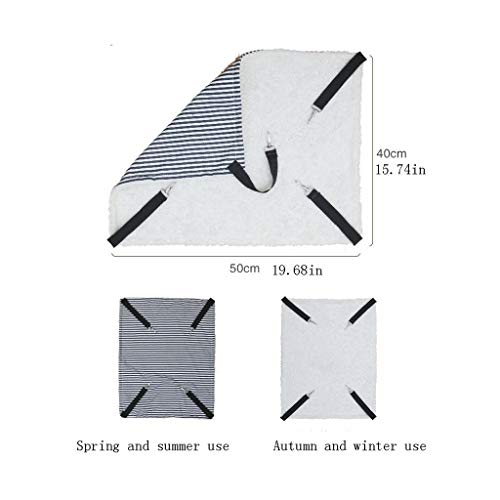 Hamaca para Gato Gato Hamaca, Pequeños Animales dormir hamaca suave cordero felpa Tipo colgante for el gato de la jaula for mascotas Jaula Hamaca (2 colores) Hamaca para ventana de gato ( Color : A )