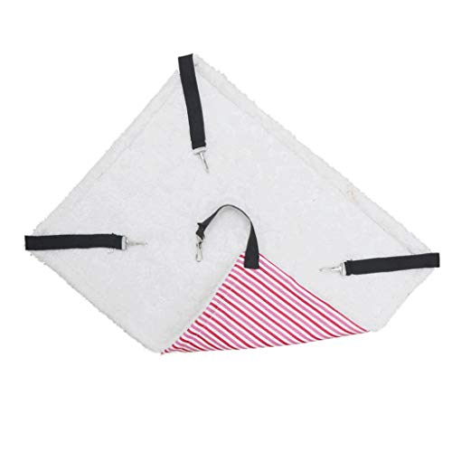 Hamaca para Gato Gato Hamaca, Pequeños Animales dormir hamaca suave cordero felpa Tipo colgante for el gato de la jaula for mascotas Jaula Hamaca (2 colores) Hamaca para ventana de gato ( Color : A )