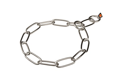 Herm Sprenger - Collar de acero inoxidable para perro de San Bernardo, 4 mm de diámetro, tamaño 67 cm para perros con cuello de 58 a 60 cm