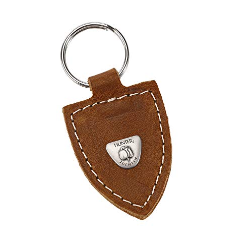 HUNTER Collar de Entrenamiento Tara ALU-Strong, L Juchten Cuero, coñac