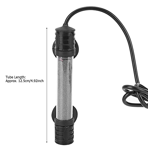 Hztyyier Calentador de Acuario Varilla de Calentamiento electrónico Inteligente Tanque de Peces Calentador de Agua de Temperatura Constante Calentador Sumergible para Agua Dulce y Salada(50w)
