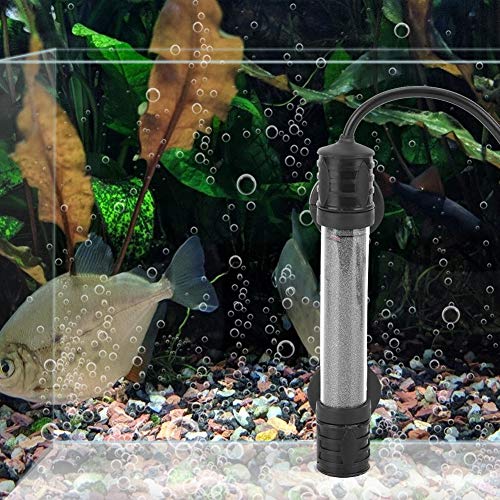 Hztyyier Calentador de Acuario Varilla de Calentamiento electrónico Inteligente Tanque de Peces Calentador de Agua de Temperatura Constante Calentador Sumergible para Agua Dulce y Salada(50w)