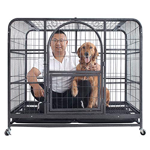 Jaulas Para Perros Perro pequeño, de tamaño mediano perro, perro grande, perro Alaska, pastor alemán, perro jaula del animal doméstico, 100 kg de soporte de cargas, Claraboya diseño, fácil de mover co