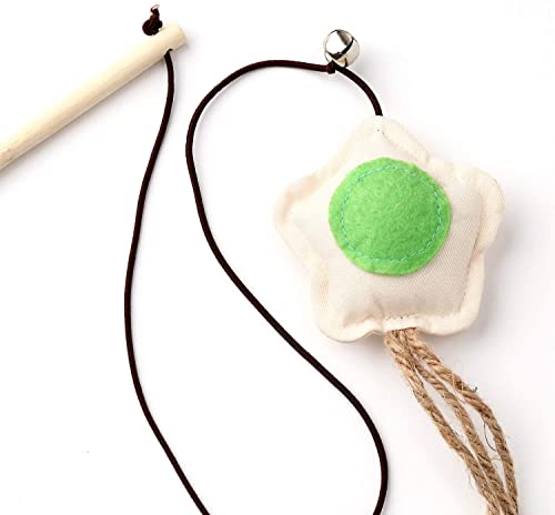 Juguete Para gato,Juguete Pluma de Gato,8 Piezas de reemplazable Juego de Regalo,Caña P[ara Gatos,Juguete Pluma de Gato Interactivo,Usado Para Gatos y Gatitos Interior Interactivos Juegos Para Gatos