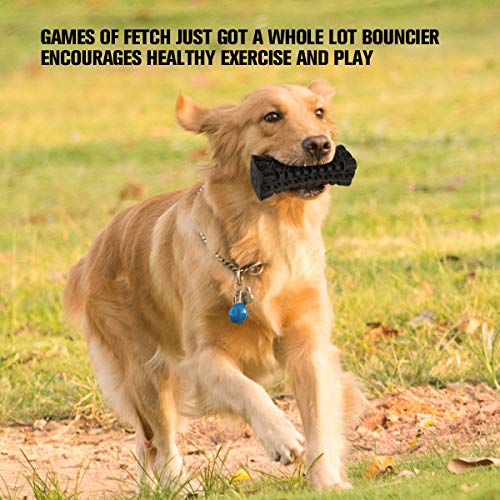 Juguetes chillidos para perros VANFINE, casi indestructibles, resistentes y duraderos, para perros grandes, juguetes para perros chirriantes, juguetes para cachorros con goma natural no tóxica