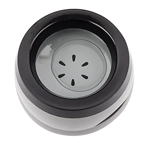Justmysport Travel Refresher Bebedero de Viaje de 750 ml para Perros Comedero para Mascotas Práctico Water Bowl de Viaje Cuenco de Agua, Bebida para Mascotas NO Fugas NO Vibraciones Color Gris