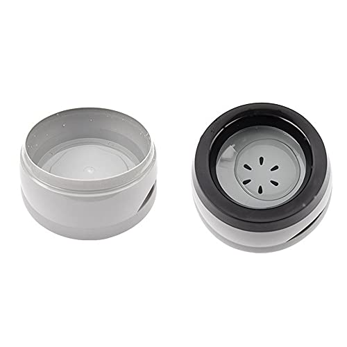 Justmysport Travel Refresher Bebedero de Viaje de 750 ml para Perros Comedero para Mascotas Práctico Water Bowl de Viaje Cuenco de Agua, Bebida para Mascotas NO Fugas NO Vibraciones Color Gris