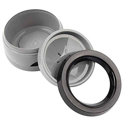 Justmysport Travel Refresher Bebedero de Viaje de 750 ml para Perros Comedero para Mascotas Práctico Water Bowl de Viaje Cuenco de Agua, Bebida para Mascotas NO Fugas NO Vibraciones Color Gris