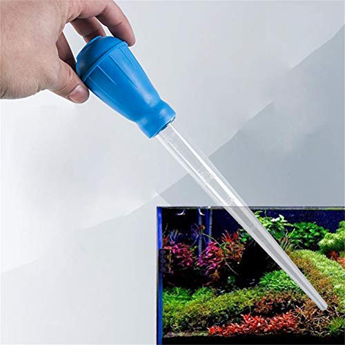 KUOZEN Acuarios Accesorios Aspirador Acuario Vidrio del Acuario de Limpieza Limpiador de Grava para pecera Accesorios de pecera Tropical Green