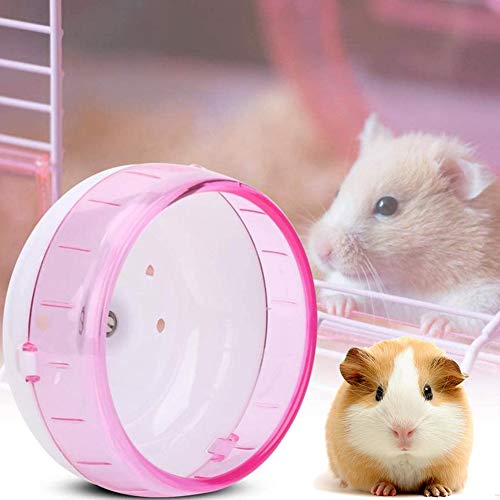 LDYQ Rueda para Hámster, 2 pcs Rueda para Hámster para Mascotas de Súper Silencioso,Transparente Rueda de Cinta de Correr con Diseño Aerodinámico Giratorios Silenciosos para Ratones, Ratas, Gerbil