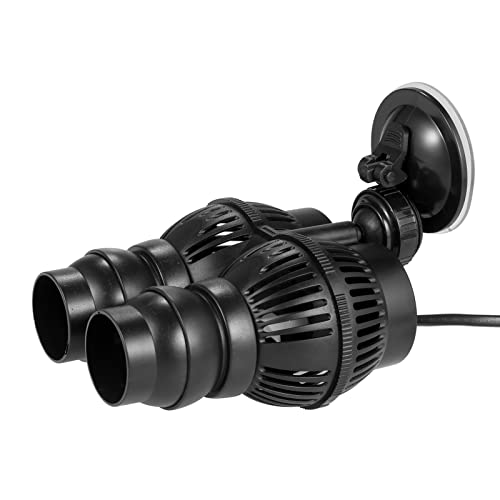 Lechnical 1585GPH Sumergible Acuario Wave Maker Susurro silencioso Tanque de Peces Powerhead Bomba de Onda con Ventosa para Acuario de Agua Dulce de Agua Salada
