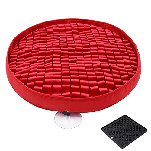 LVLUOKJ Manta de Consumo de energía para Mascotas, Almohadillas para olfatear para Perros, Almohadillas para Comida Lenta para Perros y Gatos (Color : SniffingPad+lickingPad3)