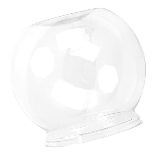 Mini Pecera, Pecera Clásica de Estilo Tambor, Cuenco Redondo de Plástico Transparente, Acuario, Vista de 360 ​​° del Centro de Mesa o Terrario del Acuario(S)
