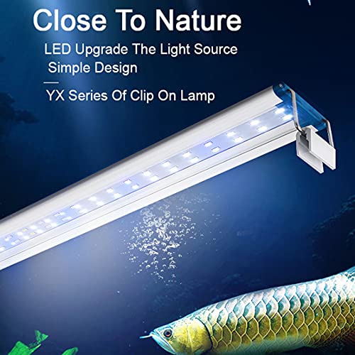 MOHAN88 LED súper Delgados iluminación de Acuario luz de Planta acuática lámpara de Clip Impermeable Extensible para pecera 90-260V