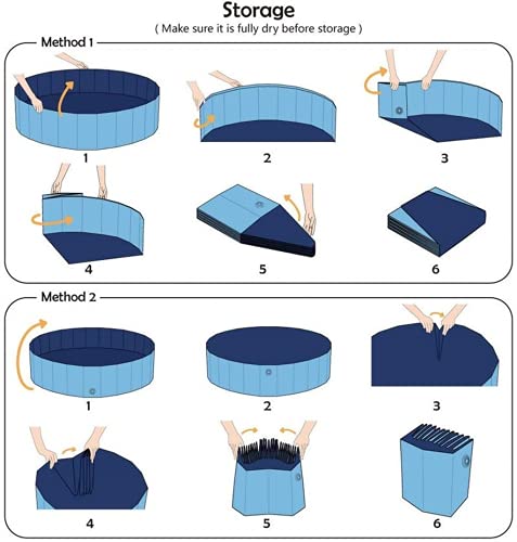 N/Brand Piscina para Perros, Piscina portátil para Perros, bañera Plegable de plástico Duro para Mascotas para Perros y Gatos Grandes o medianos (120 * 30cm)