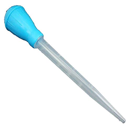 Pavo Baster, nailon con bombilla de silicona, pipetas cuentagotas de 30 ml, para acuarios marinos de coral y pecera, pipete, pipeta, alimentador de coral, para cocinar y asar resistente al calor
