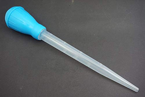 Pavo Baster, nailon con bombilla de silicona, pipetas cuentagotas de 30 ml, para acuarios marinos de coral y pecera, pipete, pipeta, alimentador de coral, para cocinar y asar resistente al calor
