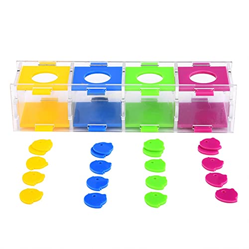 Regalo de Verano Juguetes para pájaros, Coloridos Juguetes para pájaros para Loros Rompecabezas Interactivo para pájaros para cacatúas para periquitos para Otras Mascotas pequeñas para Loros