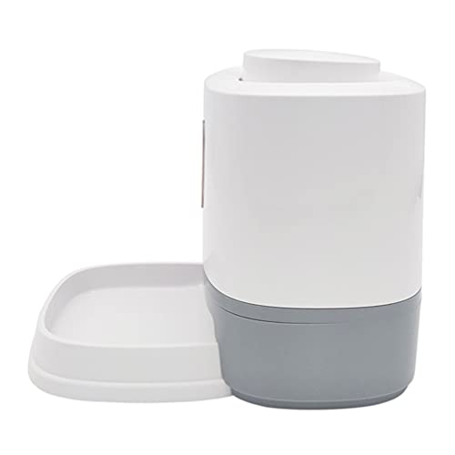 STOBOK Comedero Automático para Mascotas Dispensador Automático de Alimentos para Perros Juego de Cuencos Dispensadores de Alimentos Contenedor Pedal Máquina de Alimentación para Perros