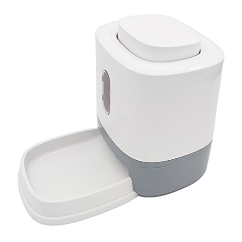STOBOK Comedero Automático para Mascotas Dispensador Automático de Alimentos para Perros Juego de Cuencos Dispensadores de Alimentos Contenedor Pedal Máquina de Alimentación para Perros